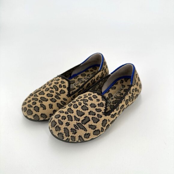 Rothy's Other - Rothy's Toddler Girls Leopard Slip-on Loafers size 10 Washable Shoes